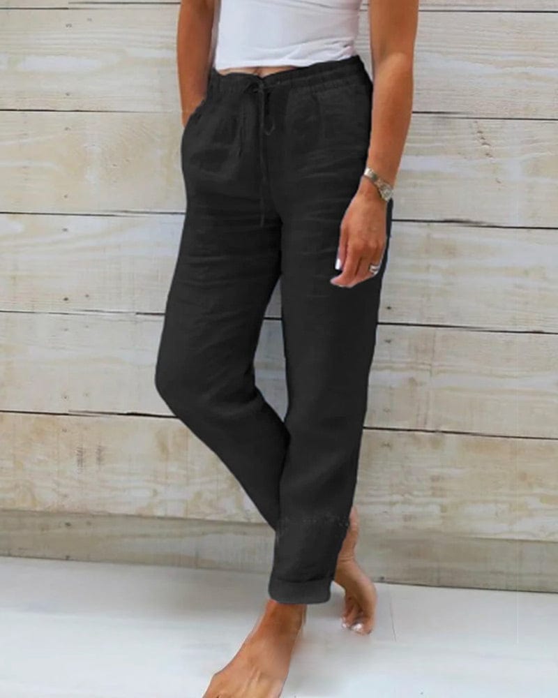 Siena | Pantalon fluide en lin et coton