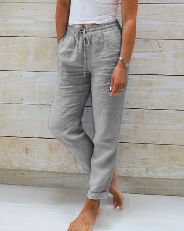 Siena | Pantalon fluide en lin et coton